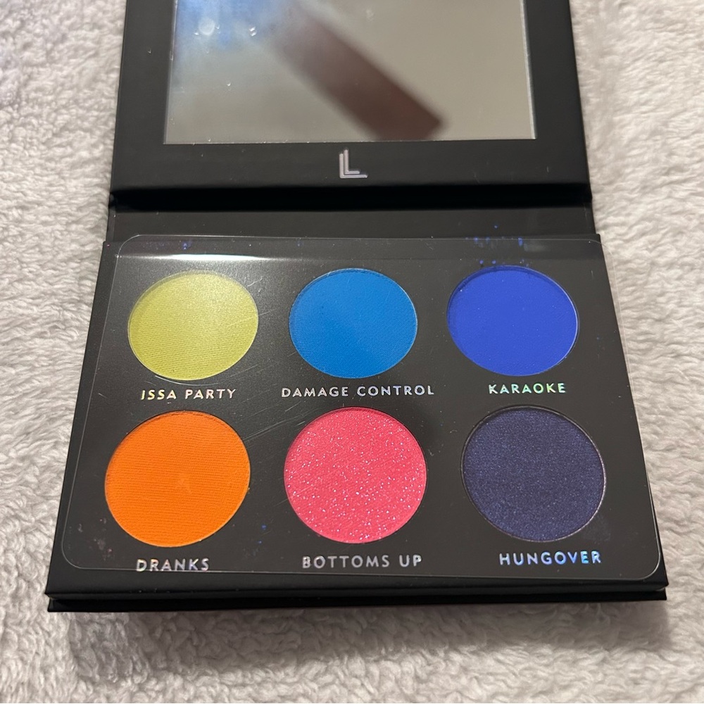 LAURA LEE Los Angeles Party Animal Pressed Pigment Eyeshadow Palette NEW - Picture 4 of 4